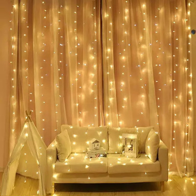 DoreAsk 180 LEDs 21 m Yellow Steady, Flickering String Rice Lights(Pack of 1)