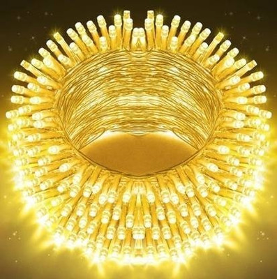AgTrendz 36 LEDs 10 m Yellow Flickering Bulb Rice Lights(Pack of 1)