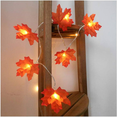 unbrand 20 LEDs 4 m Yellow Steady Leaf Rice Lights(Pack of 1)