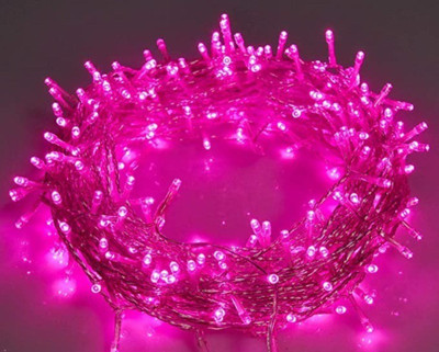 REIRSON 50 LEDs 10 m Pink Steady String Rice Lights(Pack of 1)