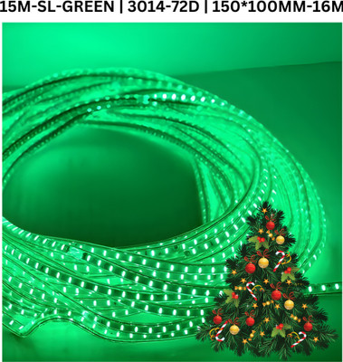 Kingdom 1200 LEDs 15 m Green Steady Strip Rice Lights(Pack of 1)