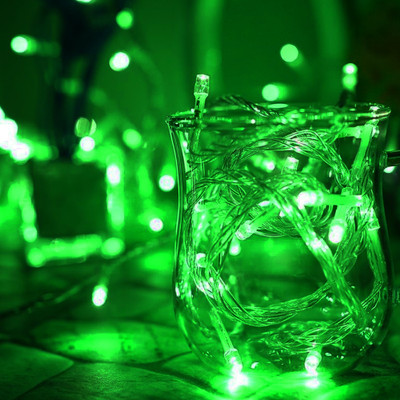 Meneon 20 LEDs 5 m Green Steady String Rice Lights(Pack of 1)