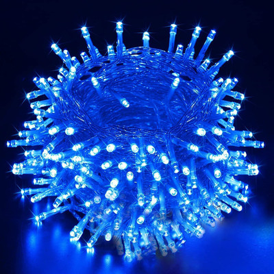 MPROW 40 LEDs 11 m Blue Steady String Rice Lights(Pack of 1)