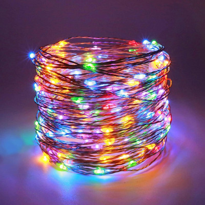 Sinoman 100 LEDs 10 m Multicolor Steady String Rice Lights(Pack of 1)
