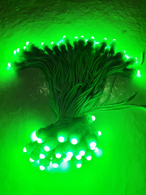 A.S.D. Electronics 50 LEDs 7 m Green Steady String Rice Lights(Pack of 1)