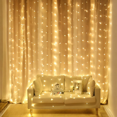 Lumicub 36 LEDs 15.1 m Yellow Flickering String Rice Lights(Pack of 2)