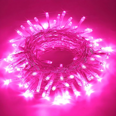 inooBeam 30 LEDs 7.05 m Pink Steady Strip Rice Lights(Pack of 1)