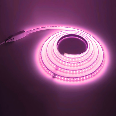 Longitude 1200 LEDs 10 m Pink Steady Strip Rice Lights(Pack of 1)