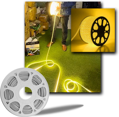 Vespa 1 LEDs 25 m Gold Steady, Color Changing Strip Rice Lights(Pack of 1)