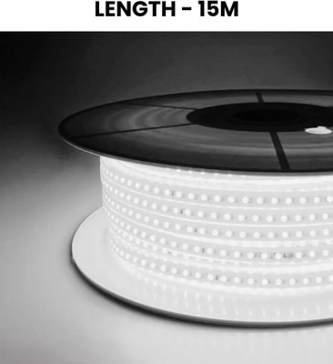 spark world 1200 LEDs 15 M White Steady Strip Rice Lights(Pack of 1)