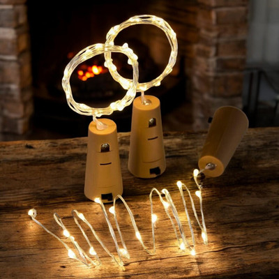 NISCO 20 LEDs 2.1 m Gold Steady Bulb Rice Lights(Pack of 1)