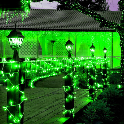 MUMU 42 LEDs 12 m Green Steady Bulb Rice Lights(Pack of 2)