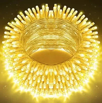 CANDLE 40 LEDs 11 m Yellow Steady String Rice Lights(Pack of 8)