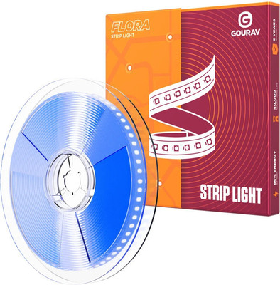 GOURAV 1200 LEDs 5 m Blue Steady Strip Rice Lights(Pack of 1)