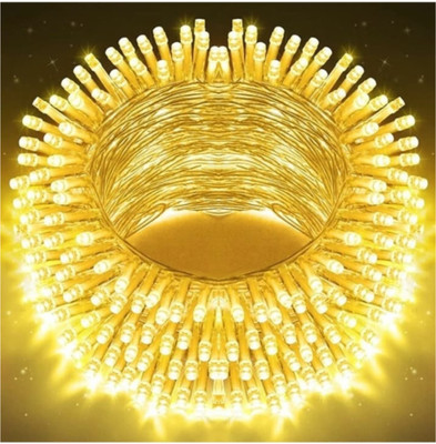 Coscat 40 LEDs 11 m Yellow Steady Bulb Rice Lights(Pack of 2)