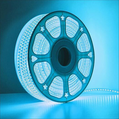 Kavyashine 3550 LEDs 45 m Blue Steady Strip Rice Lights(Pack of 1)