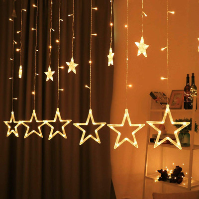 Tryka 138 LEDs 2.49 m Yellow Flickering, Steady Star Rice Lights(Pack of 24)