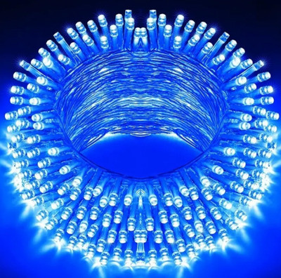 house of common 40 LEDs 11 m Blue Color Changing Bulb Rice Lights(Pack of 1)