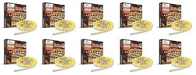 MURPHY 600 LEDs 5 m White Steady Strip Rice Lights(Pack of 10)