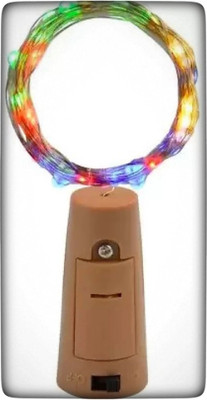 Local Charm 20 LEDs 1.98 m Multicolor Steady String Rice Lights(Pack of 1)