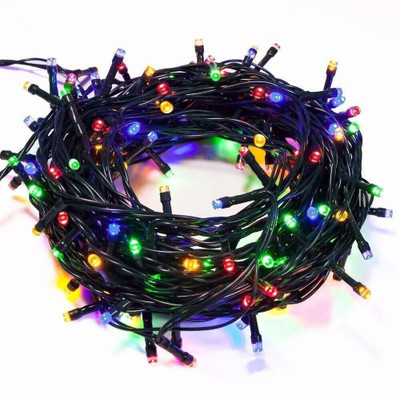 Home Delight 30 LEDs 7.98 m Multicolor Flickering String Rice Lights(Pack of 1)