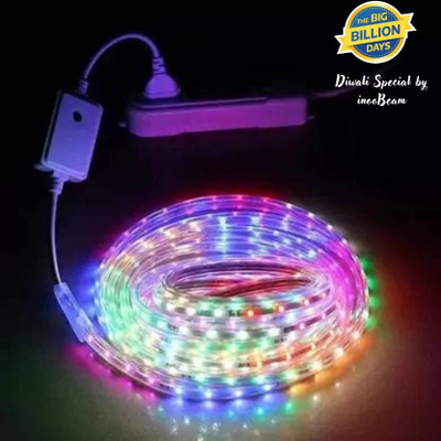 inooBeam 120 LEDs 3 m Multicolor Steady Strip Rice Lights(Pack of 1)