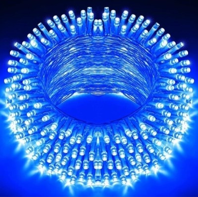 Perikam 56 LEDs 16 m Blue Steady String Rice Lights(Pack of 1)