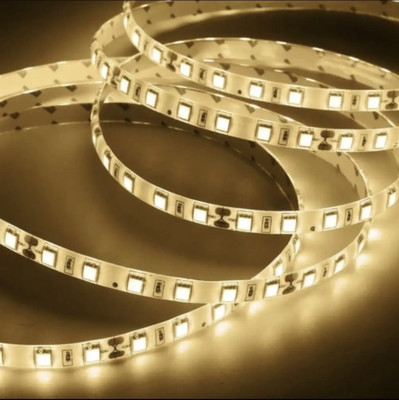 P-ON 600 LEDs 5 m Yellow Steady Strip Rice Lights(Pack of 1)