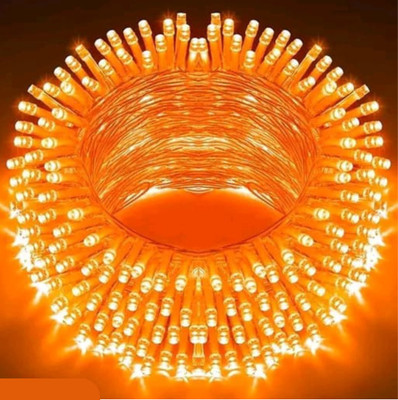 valora 40 LEDs 11 m Orange Steady String Rice Lights(Pack of 1)