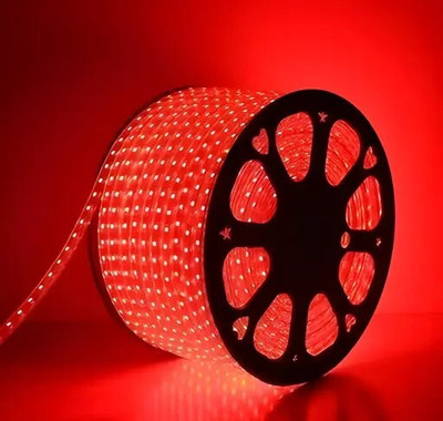 METBRIGHT 600 LEDs 5 m Red Steady Strip Rice Lights(Pack of 1)