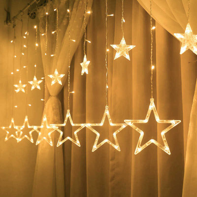 ZESTRUM 140 LEDs 5.08 m Gold Flickering Star Rice Lights(Pack of 1)