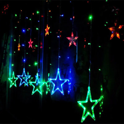 x pulse 135 LEDs 6.2 m Multicolor Steady Star Rice Lights(Pack of 1)