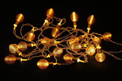 Tilak 14 LEDs 3.5 m Yellow Steady Kalash Rice Lights(Pack of 1)