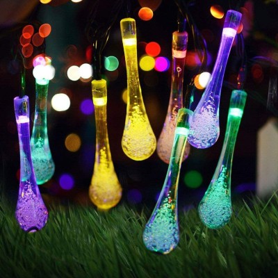 Vonc 14 LEDs 3 m Multicolor Steady Water Drop Rice Lights(Pack of 1)