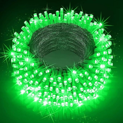 Leeway 60 LEDs 11 m Green Steady Bulb Rice Lights(Pack of 1)