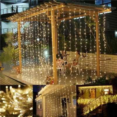 Local Charm 168 LEDs 12.5 m Gold Steady String Rice Lights(Pack of 6)
