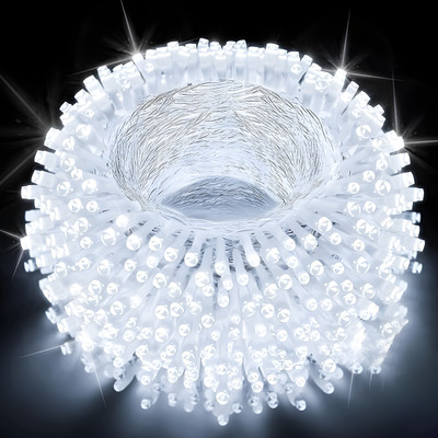 Lumicub 67 LEDs 25 m White Color Changing, Flickering, Steady String Rice Lights(Pack of 3)