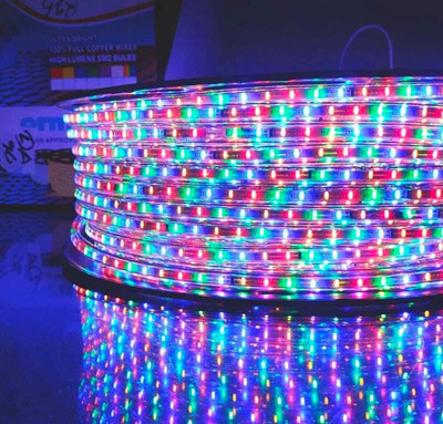 LED ROPE LIGHT MULTI 48 LEDs 45 m Multicolor Color Changing Strip Rice Lights(Pack of 1)