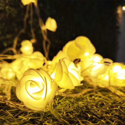 unbrand 20 LEDs 4.5 m Gold Steady Flower Rice Lights(Pack of 1)