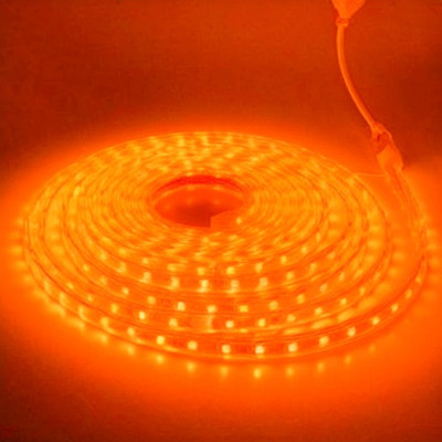 Peafowl Wholesale 1200 LEDs 10 m Orange Steady Strip Rice Lights(Pack of 1)