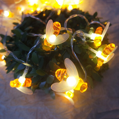 WunderVoX 16 LEDs 2.43 m Orange Steady String Rice Lights(Pack of 1)