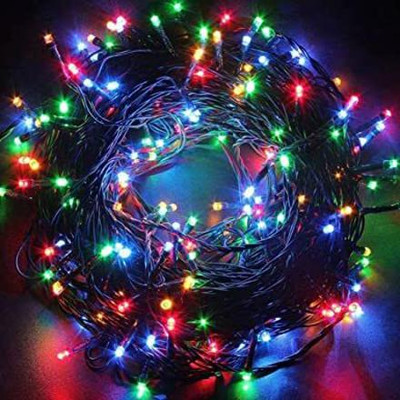 SEER 160 LEDs 45 m Multicolor Color Changing, Flickering, Steady String Rice Lights(Pack of 1)
