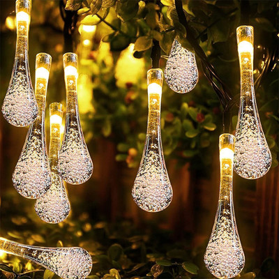 The Purple Tree 20 LEDs 3 m White Steady Water Drop Rice Lights(Pack of 1)