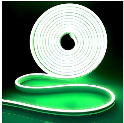neha decoration 360 LEDs 5 m Green Steady String Rice Lights(Pack of 1)