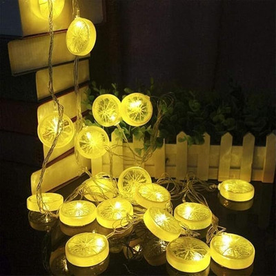 glowserie 14 LEDs 3 m Yellow Steady Fruit Rice Lights(Pack of 1)