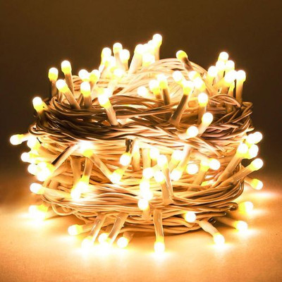 KAVORA 40 LEDs 4 m White, Yellow Steady String Rice Lights(Pack of 1)