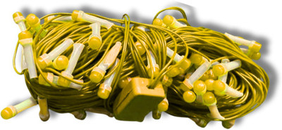 Newness 15 LEDs 5 m White, Yellow Steady String Rice Lights(Pack of 1)