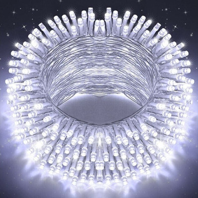 spark world 22 LEDs 10 m White Steady Bulb Rice Lights(Pack of 1)