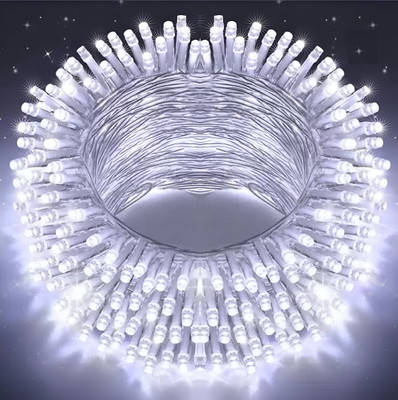 AgTrendz 40 LEDs 11 m White Steady String Rice Lights(Pack of 1)
