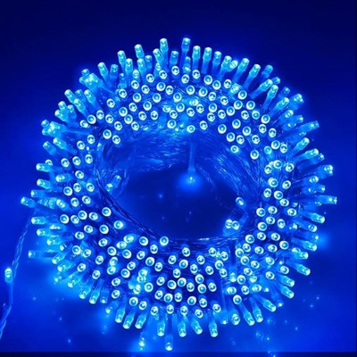 Artopia 56 LEDs 20 m Blue Steady Bulb Rice Lights(Pack of 1)